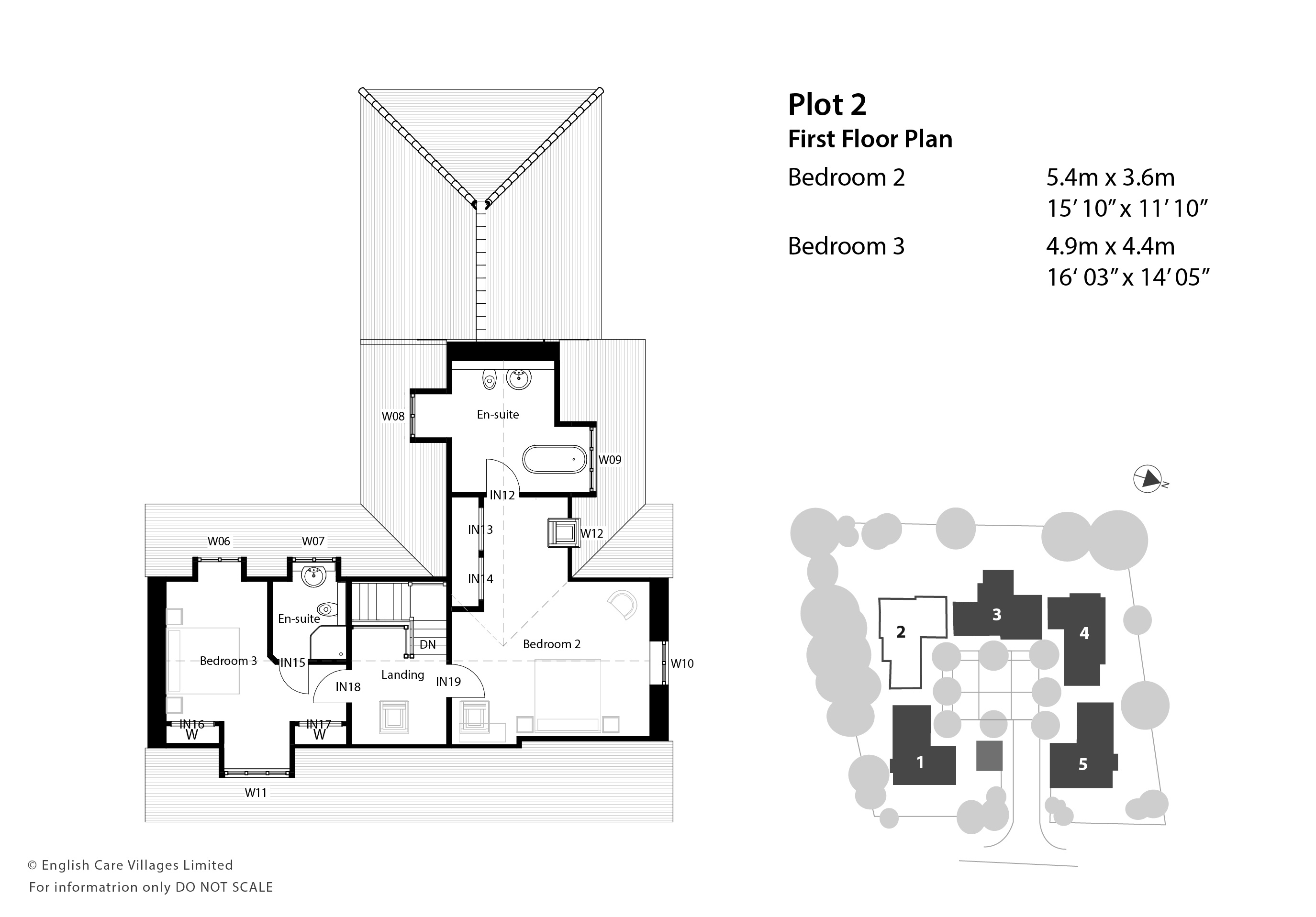 Plot 2 First Floor Plans