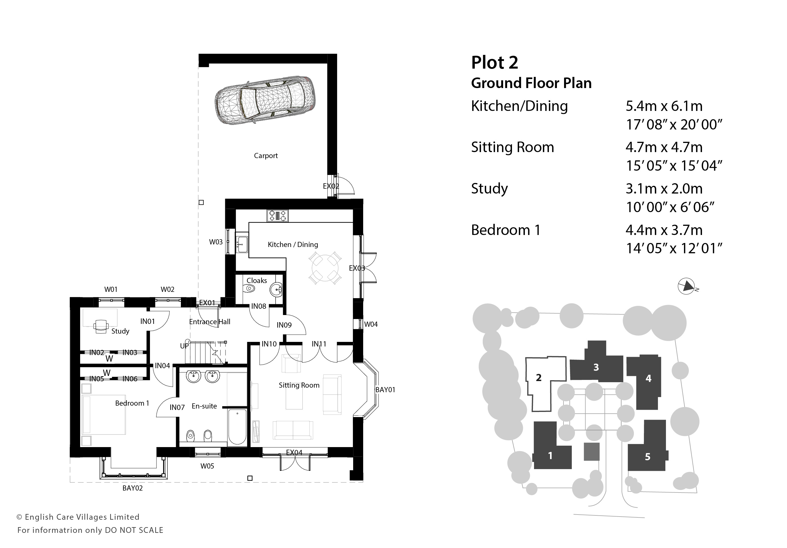 Plot 2 Ground Floor Plans
